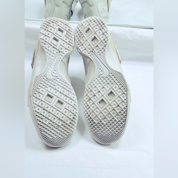 😃SOLD😃 NIKE Men’s High Top Off White Sneakers w. Velcro Closure Sz 12 - Picture 7 of 10